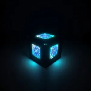 Shiny Black Glass Button Icon Design Element