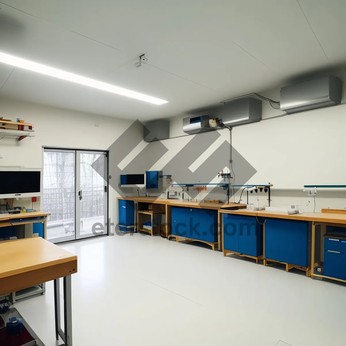 Picture of Modern Luxury Kitchen with Wood Furniture and Alcove Decor