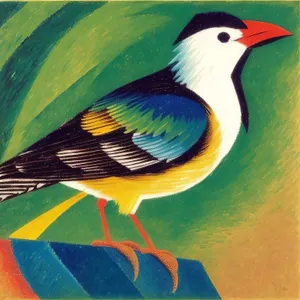 Colorful Toucan in Wildlife Habitat
