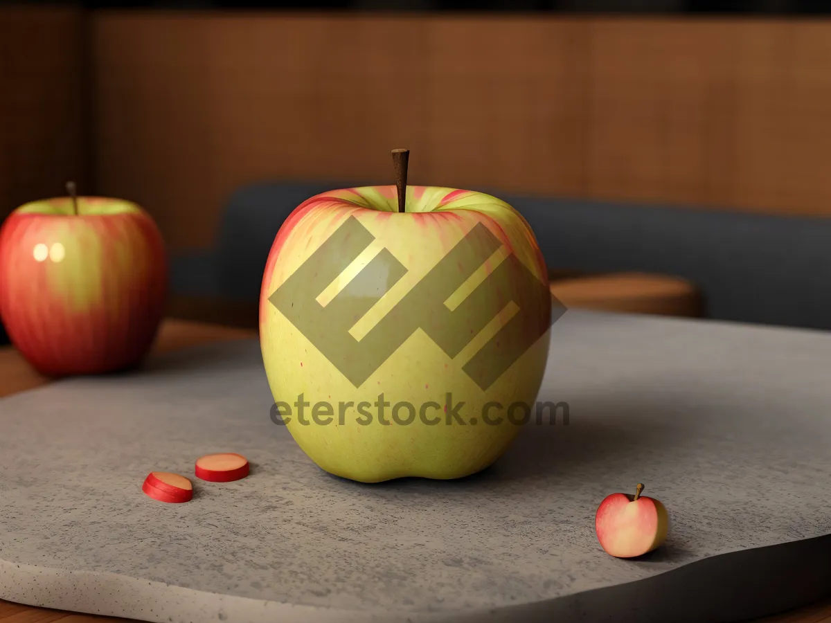 Picture of Golden Delicious Apple - Fresh and Healthy Yellow Fruit