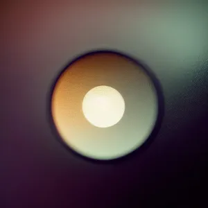 Shiny Round Glass Spotlight Web Icon