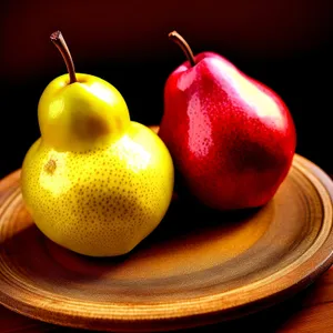 Juicy Vitamin Pear: Fresh and Healthy Fruit