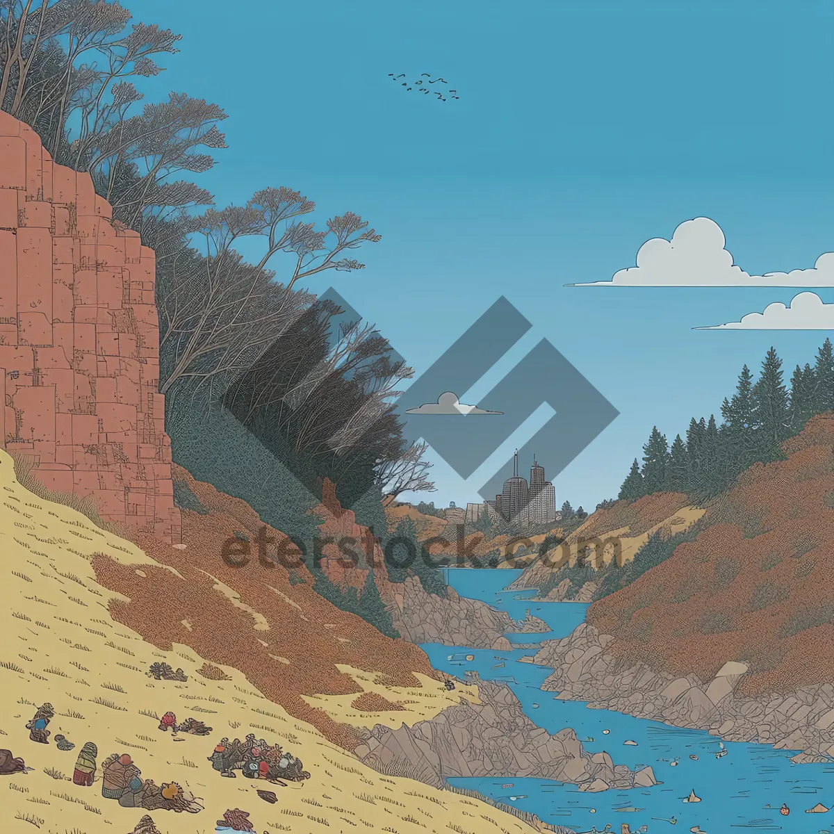 Picture of Scenic Valley in National Park
