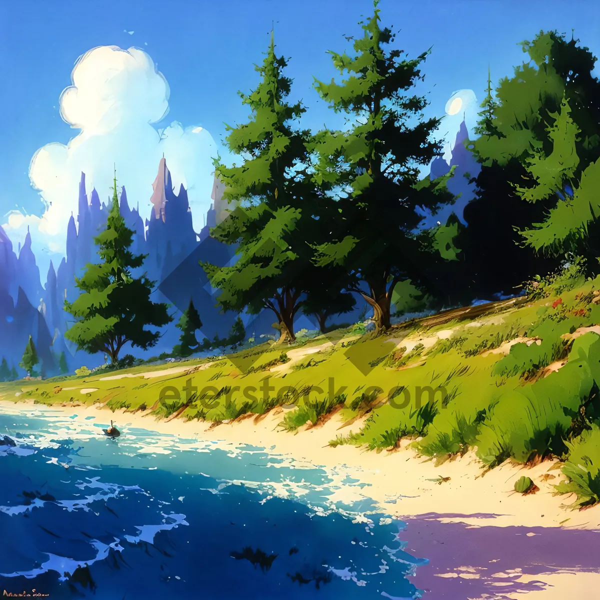 Picture of Sun-kissed Beach Paradise: Serene Tropical Escape