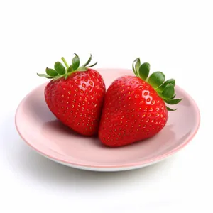 Juicy Strawberry Closeup: Fresh and Delicious Summer Fruit