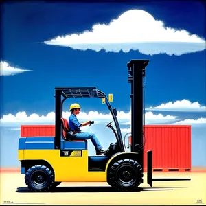 Industrial Heavy Duty Forklift Truck