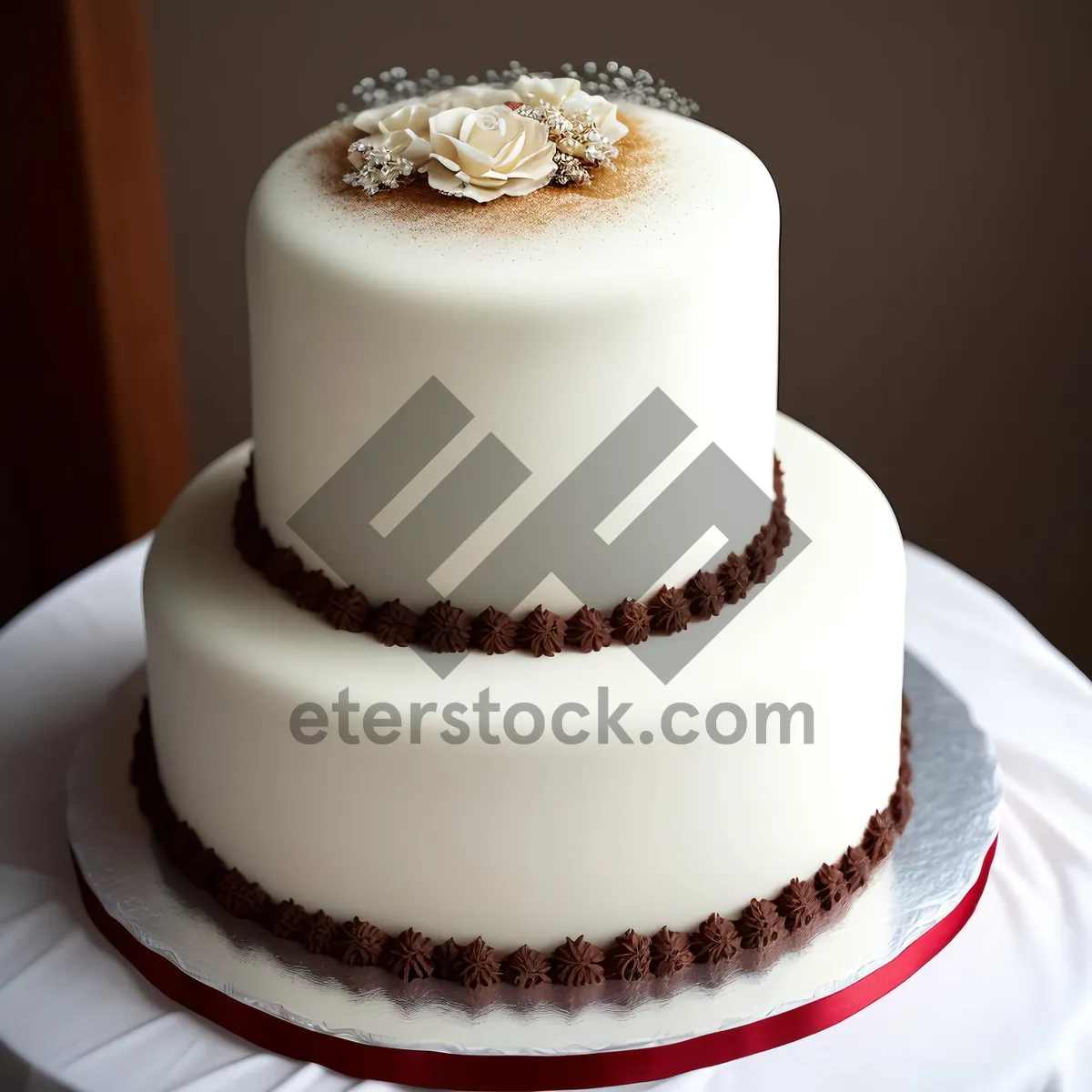 Picture of Special Polka Dot Cream Cake