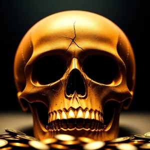 Sinister Skull: Terrifying Pirate's Poisonous Grin