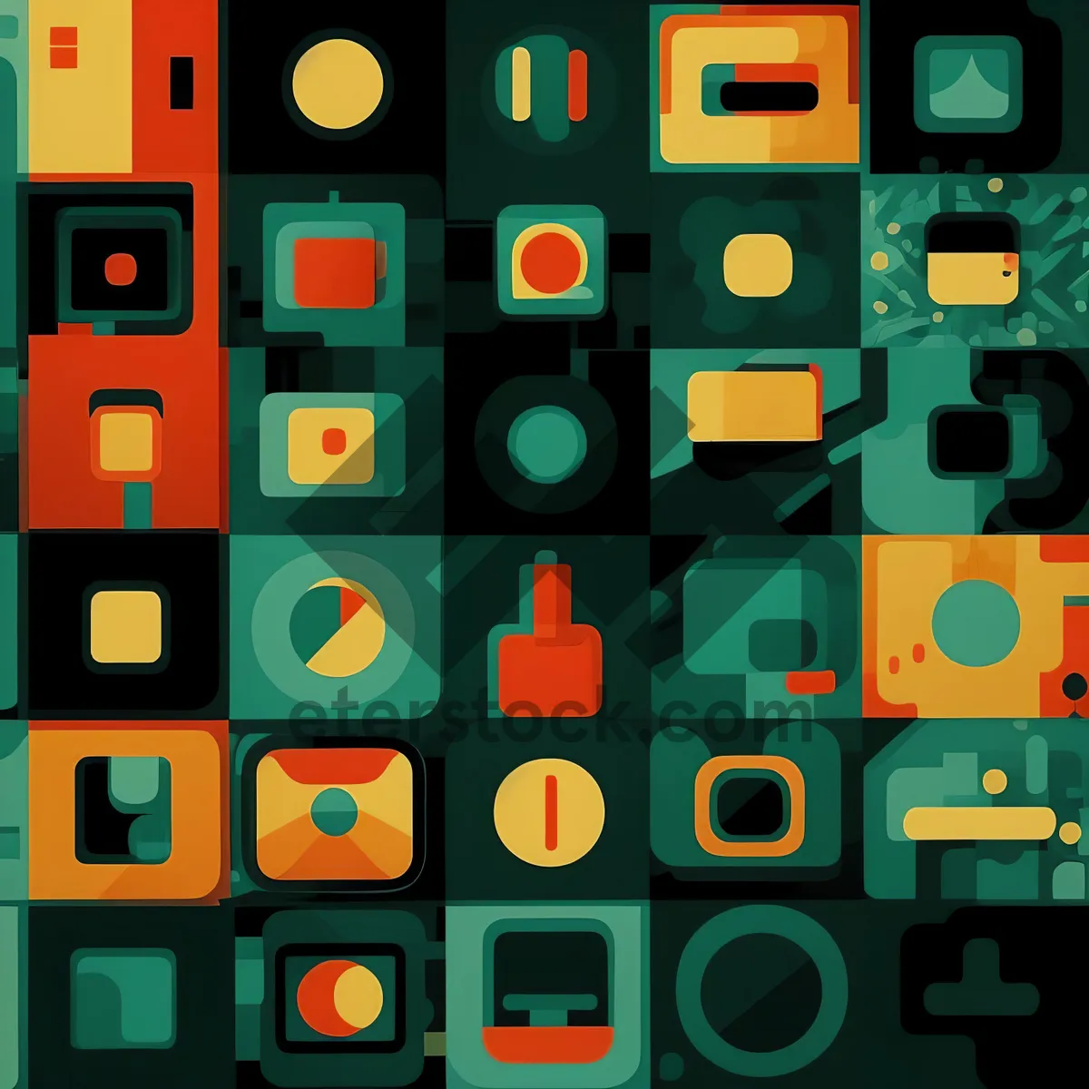 Picture of Web Design Icon Set Collection