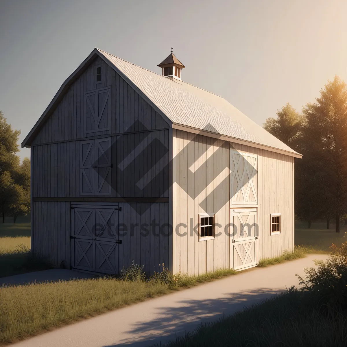 Picture of Rustic Country Barn nestled amid Trees