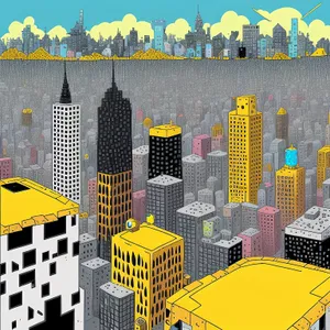 Modern Urban Skyline: Towering Skyscraper Puzzle