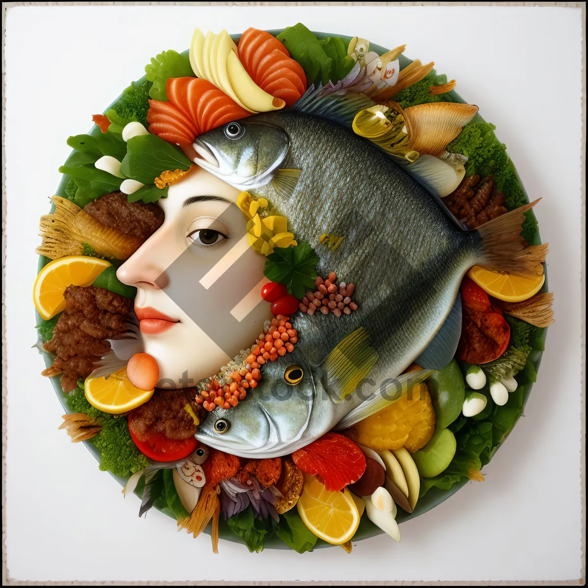 Picture of Healthy Doll Dinner: Nourishing Plaything's Food Meal