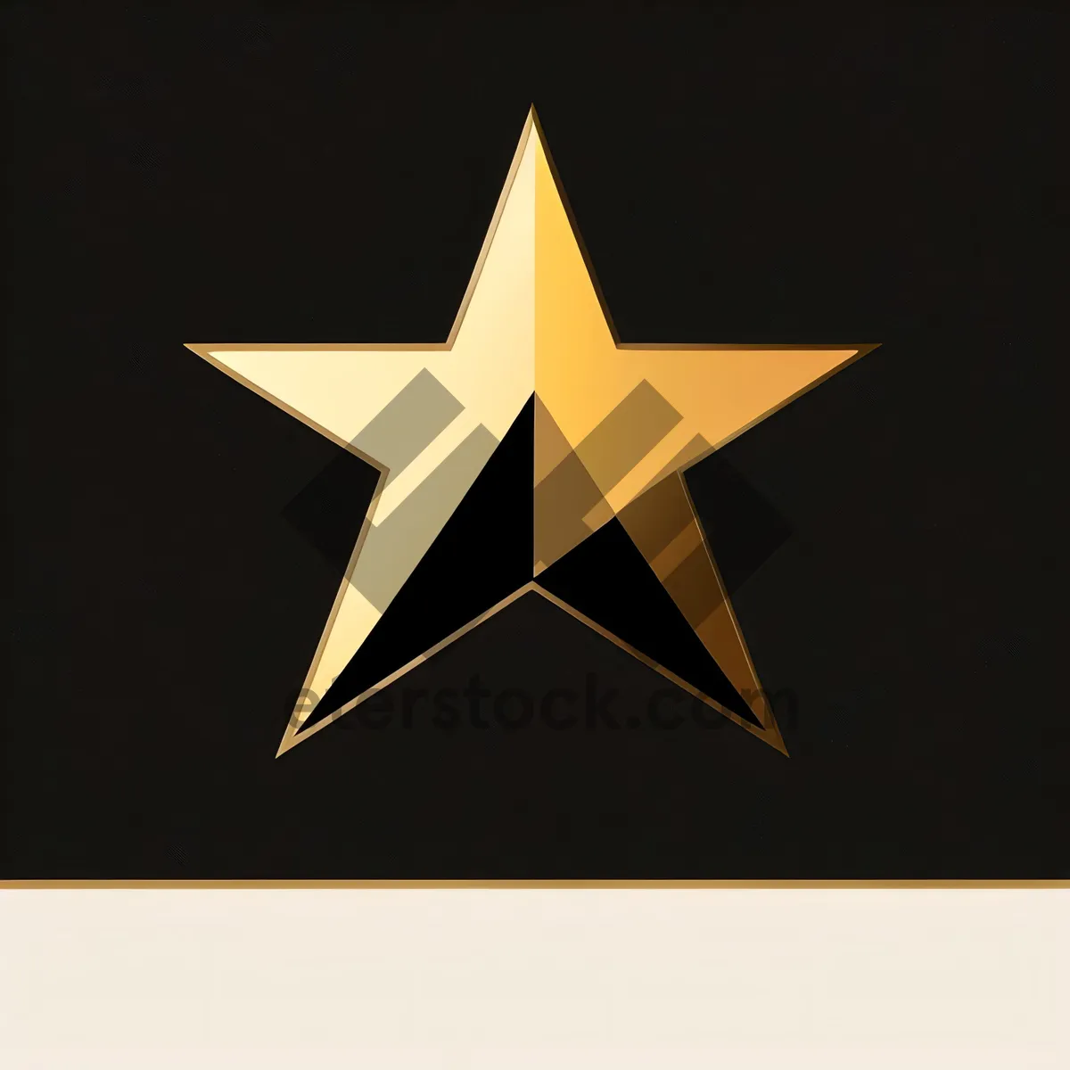 Picture of Sparkling Star Symbolic Graphic Design