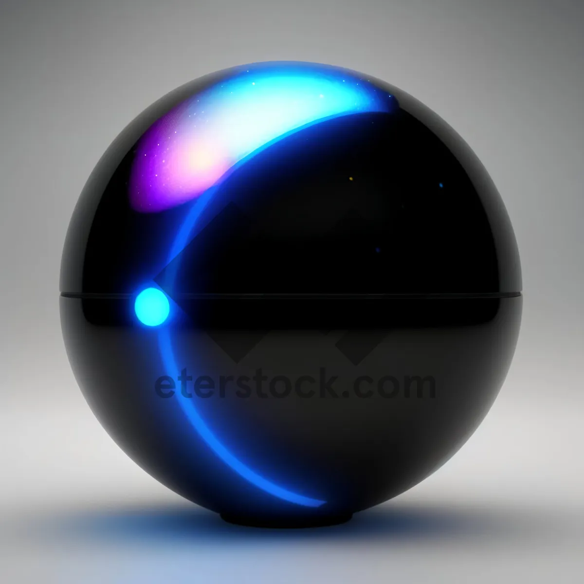 Picture of Glass Planet: 3D Celestial Body Graphic Design