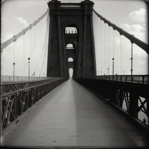 Golden Gate Suspension Bridge at Dusk