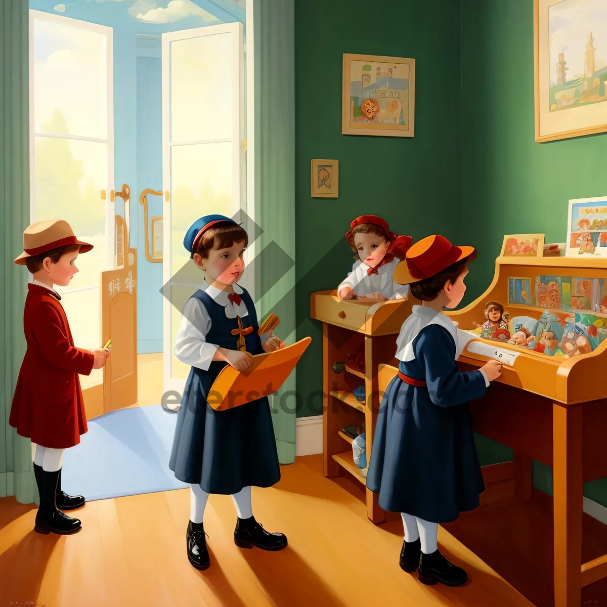 Picture of Successful Business Team Meeting in Office