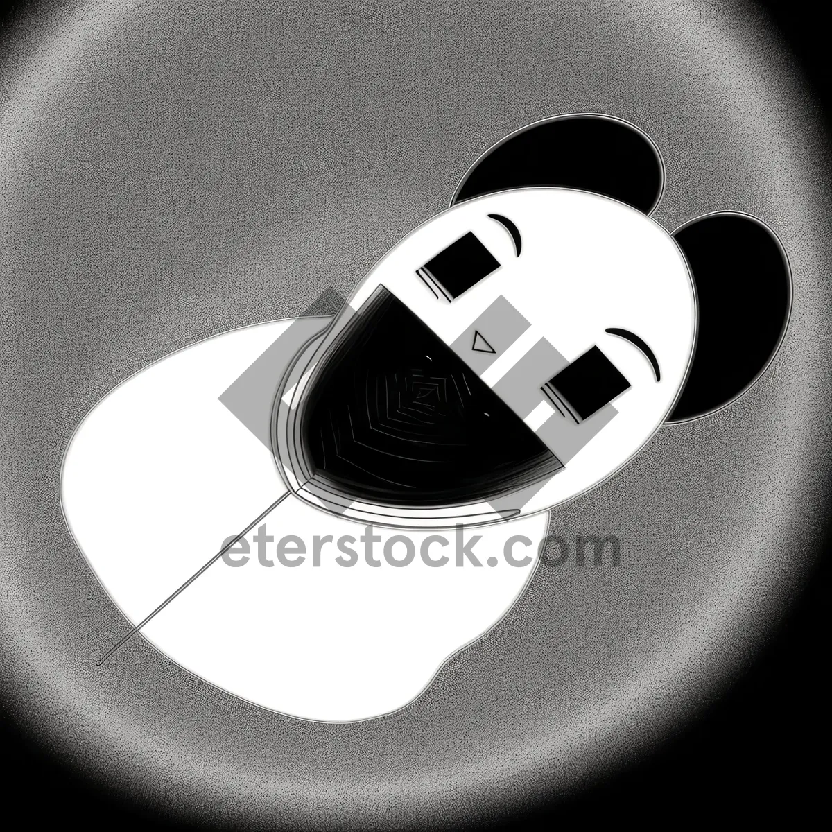 Picture of Shiny 3D Gearshift Mouse Design with Football Symbol