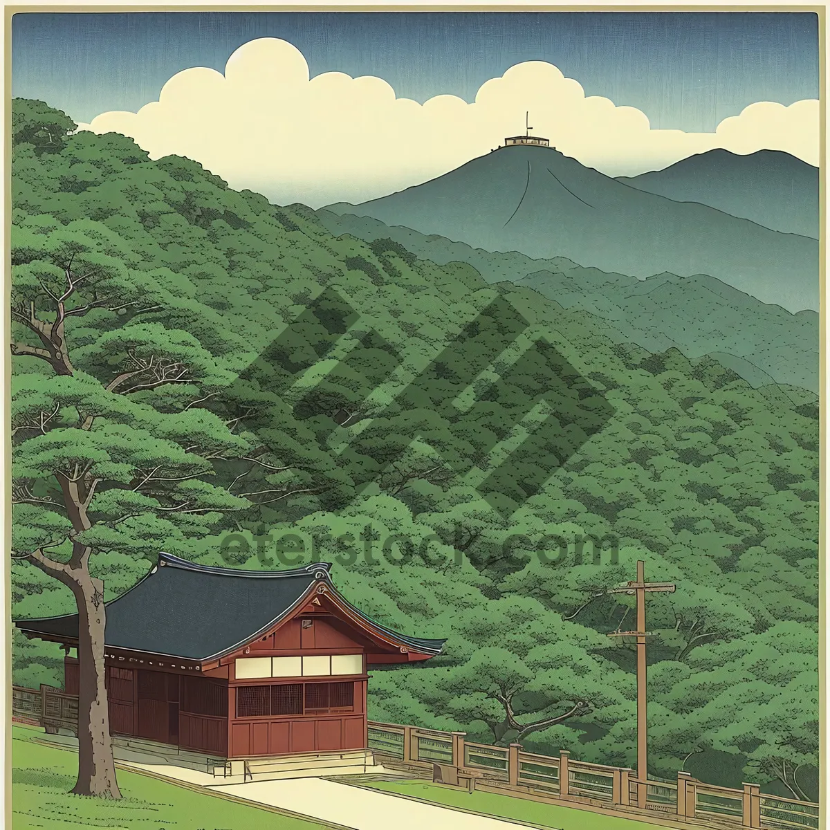 Picture of Rural Mountain Home with Scenic Landscape