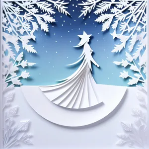 Frosty Delight: Charming Snowflake Card Design