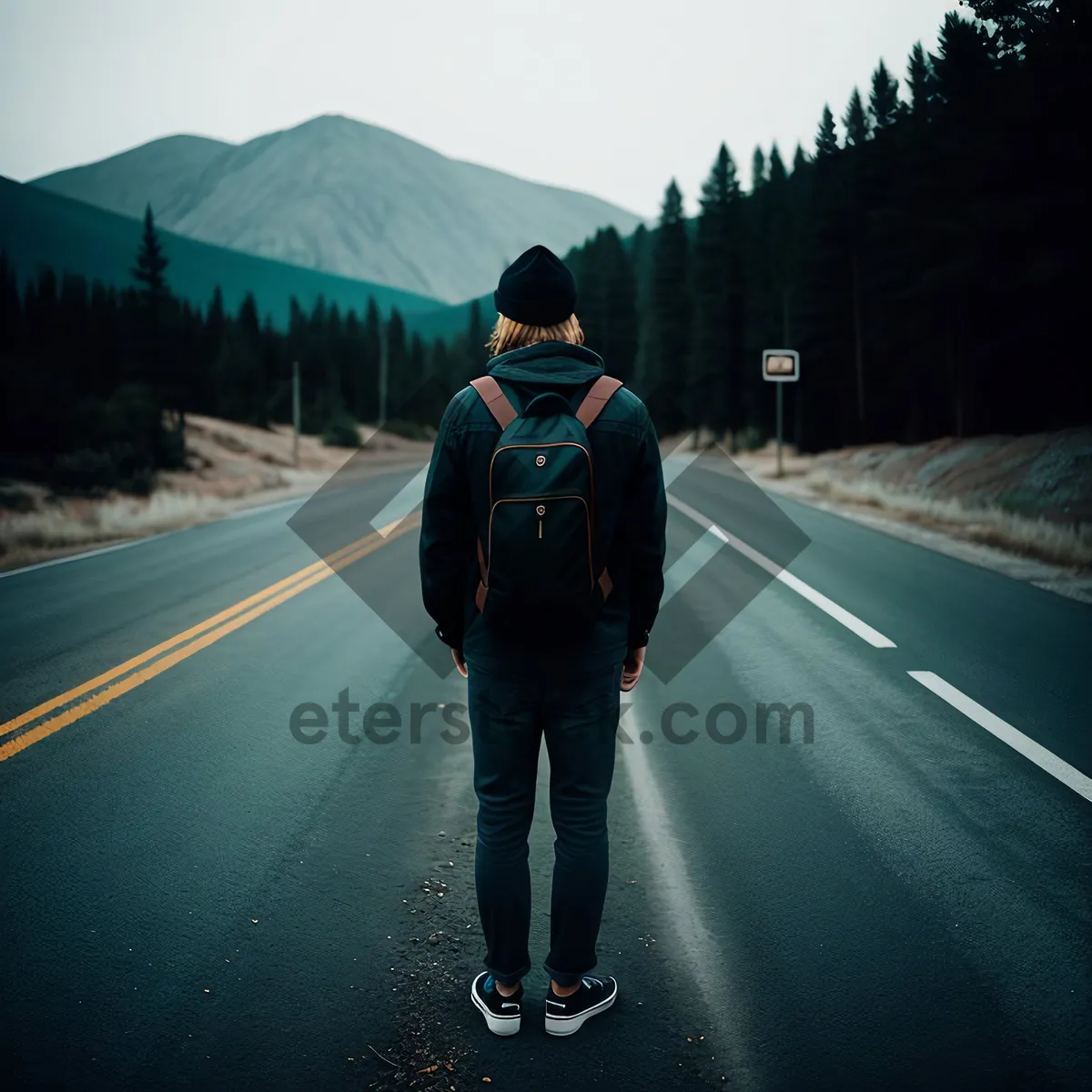 Picture of Mountain Road Adventure on Unicycle