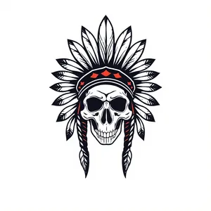 Vintage Floral Graphic Design Silhouette Icon