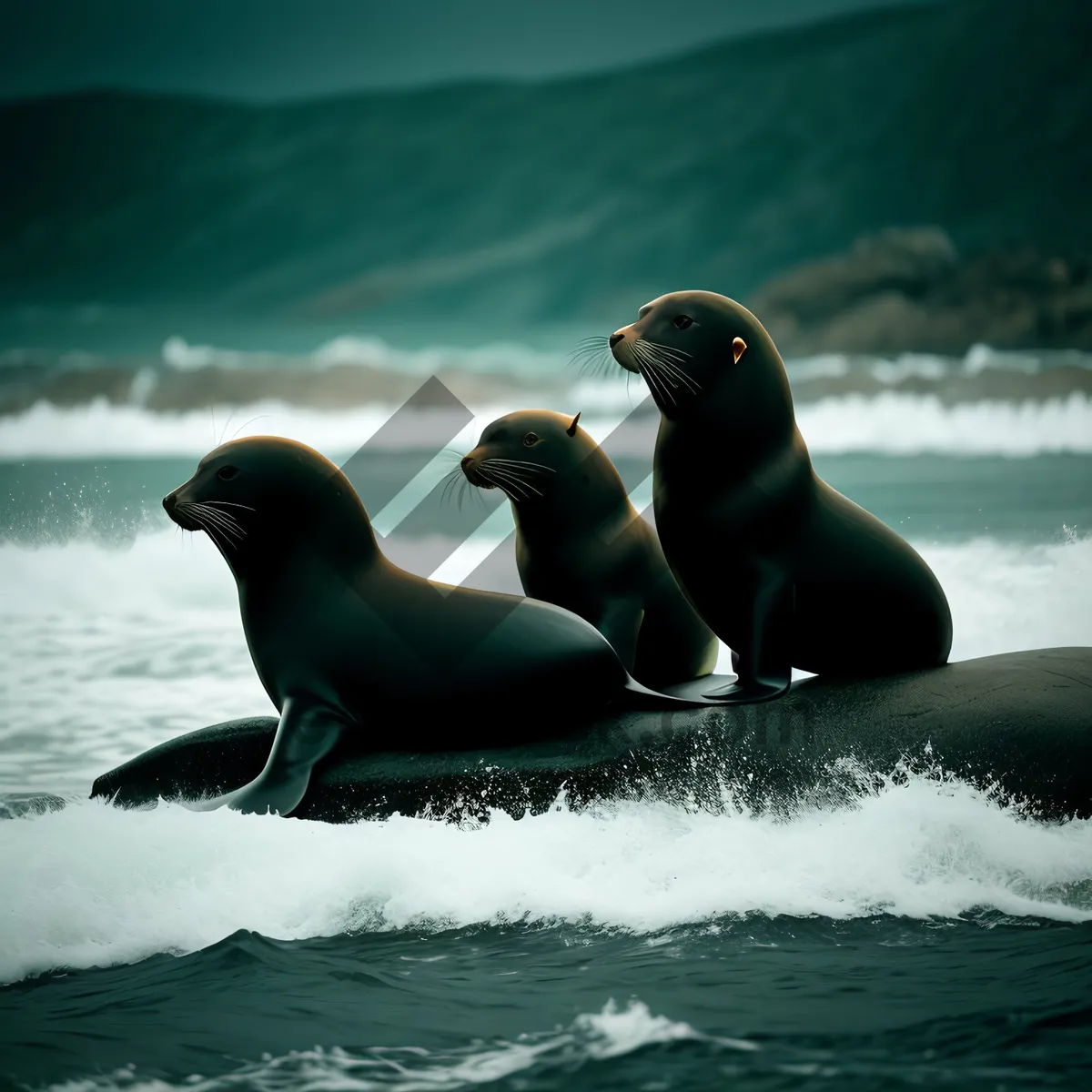 Picture of Coastal Wildlife: Seabirds and Seals by the Ocean