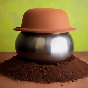 Bowl of Tea and Cup on Table