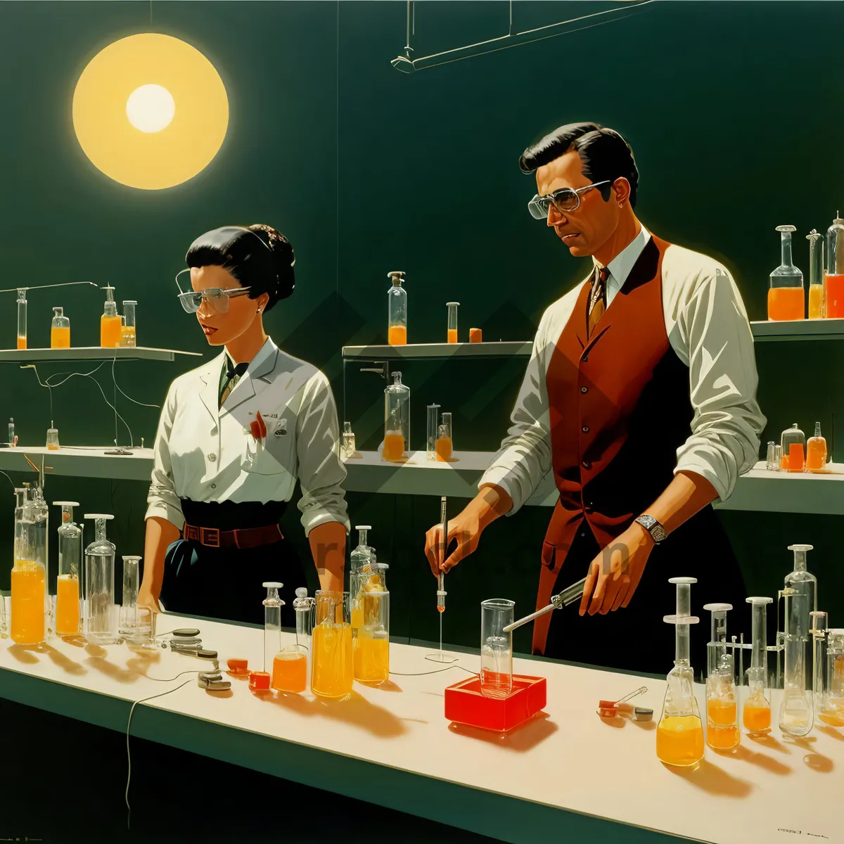 Picture of Professional Teacher Engaging Students in Classroom