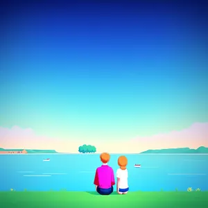 Sunny Summer Skies Over Vibrant Countryside