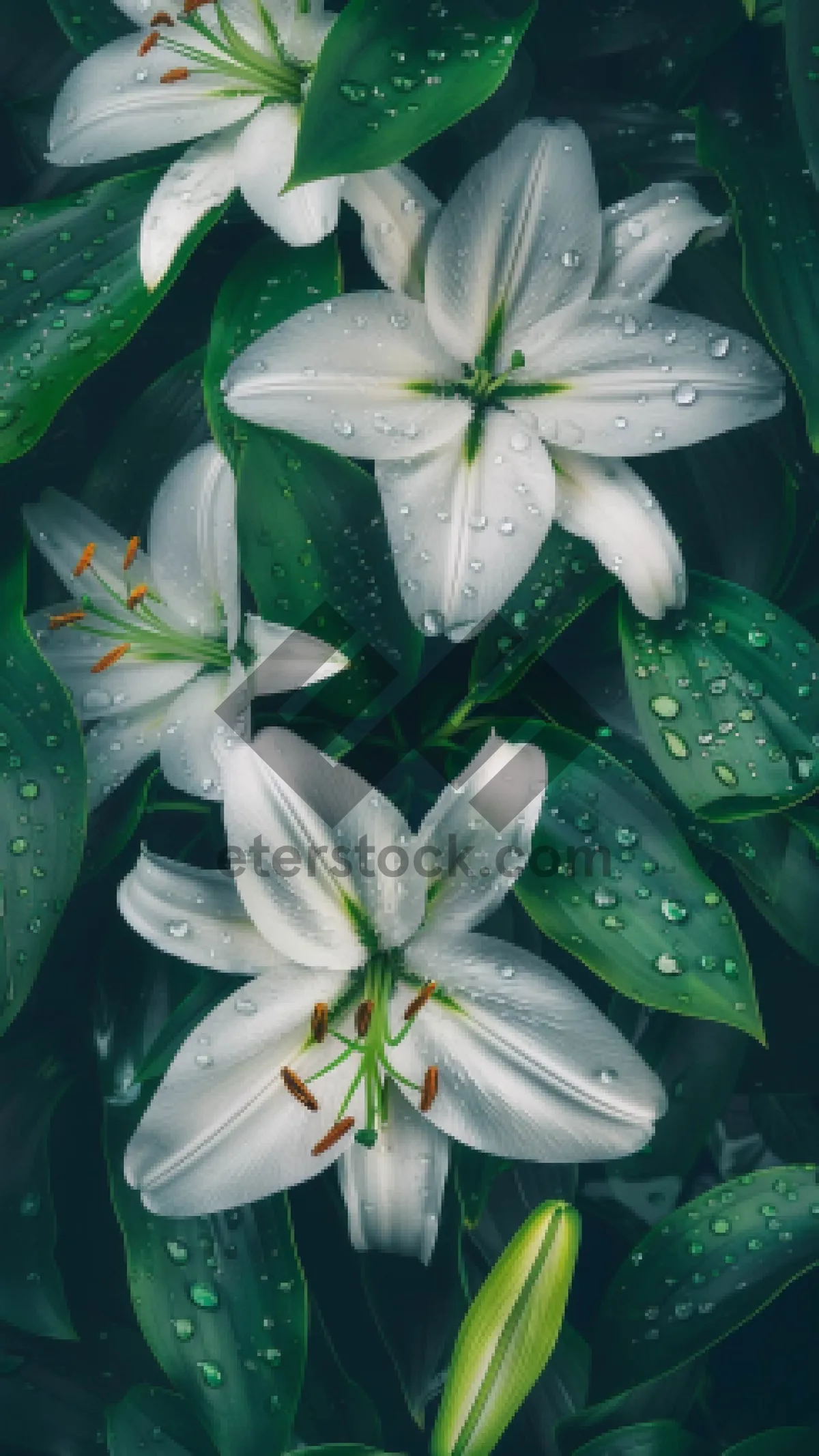 Picture of Lily flower in garden