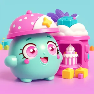 Pink Piggy Bank: Cute Toy Coin Savings for Finance and Investment