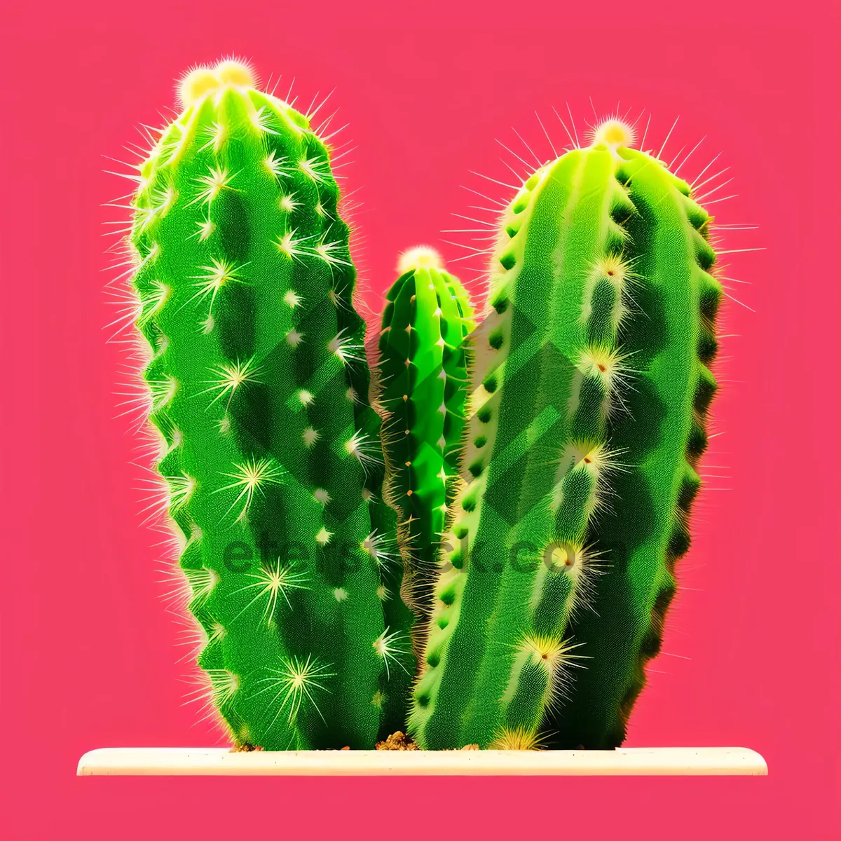 Picture of Cactus Hairbrush: Prickly Plant Grooming Tool