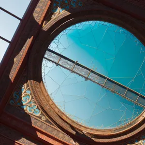 Timeless City Landmark: Architectural Clock with Dome