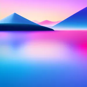 Surreal Light Fractal: Artistic Gradient Generated in Digital Space