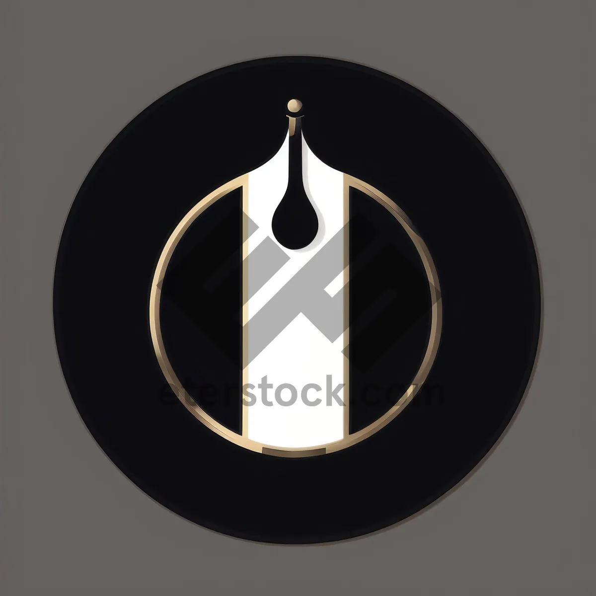 Picture of Elegant Black Symbol Design Icon