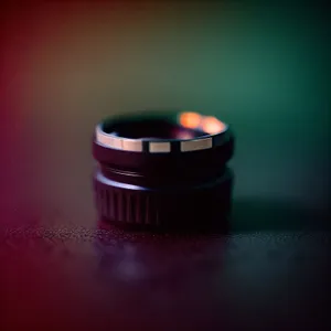 Black Lens Cap for Electronic Equipment