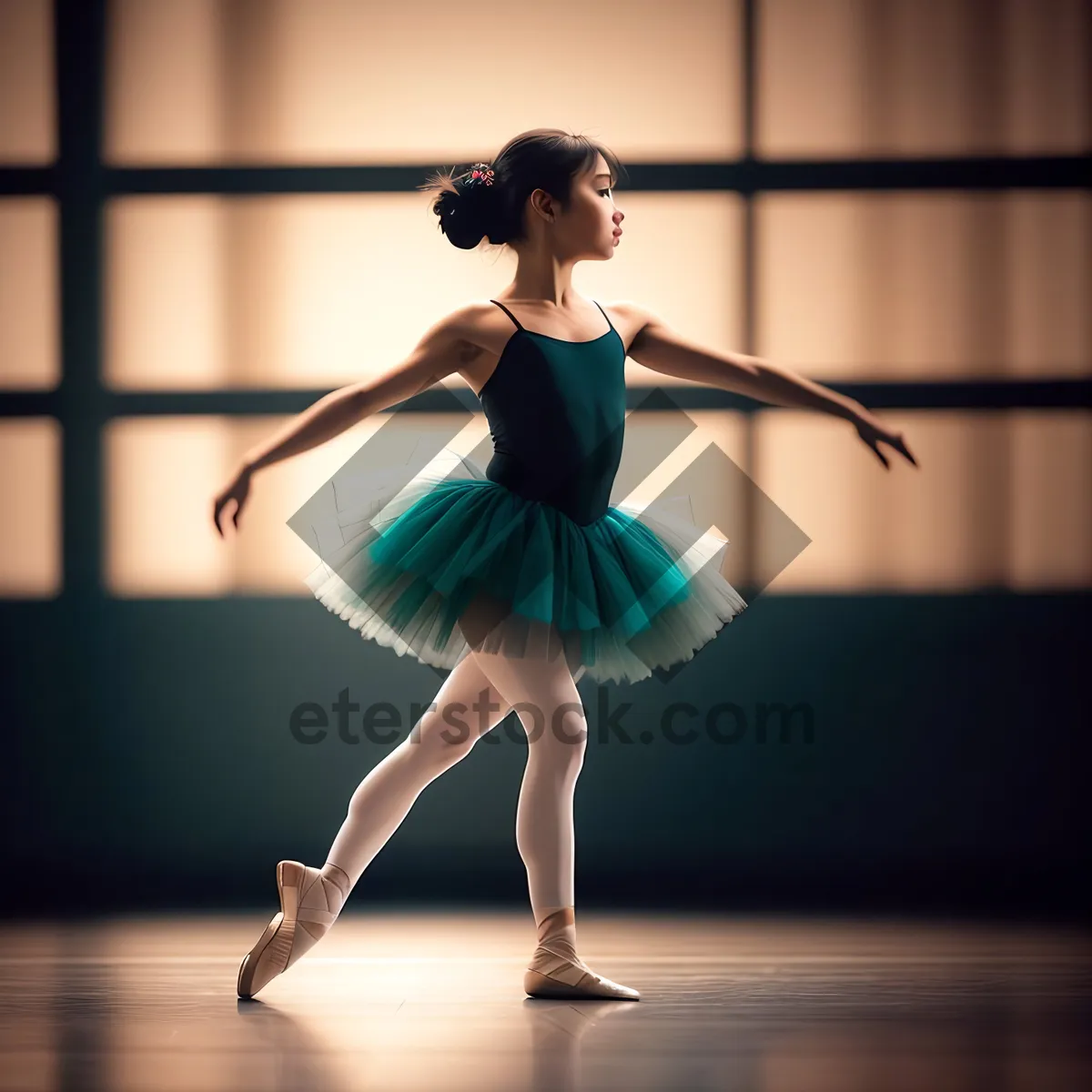 Picture of Graceful performer flaunting elegant dance moves