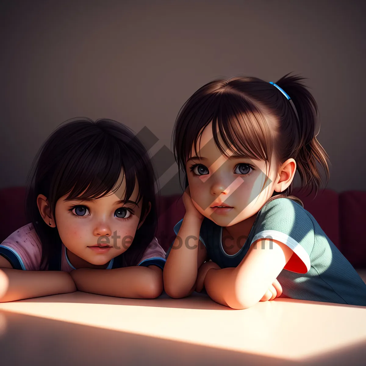 Picture of Happy Child with Doll