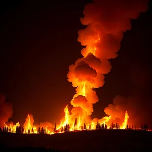 Inferno of Power: Fiery Blaze Engulfing Weapon