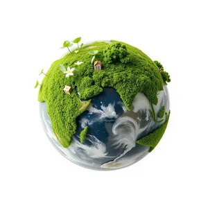 Glass Earth Globe Planet Icon