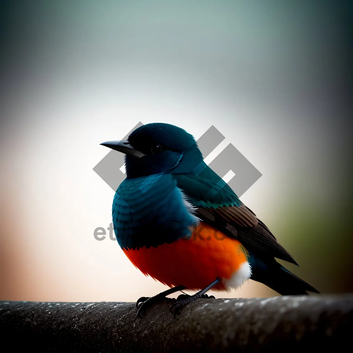 Picture of Vibrant Avian in Nature's Canopy