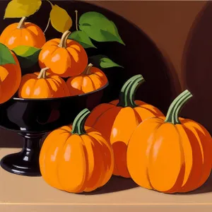 Festive Harvest: Autumn Pumpkin, Scary Decoration