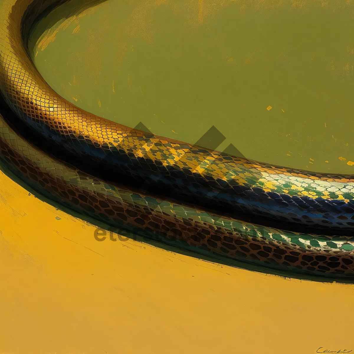 Picture of Reptile Thunder: Garter Snake, Eel - Exquisite Serpent