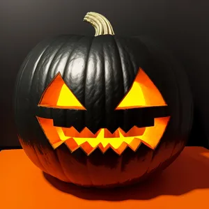 Autumn Harvest: Scary Jack-O'-Lantern Candle