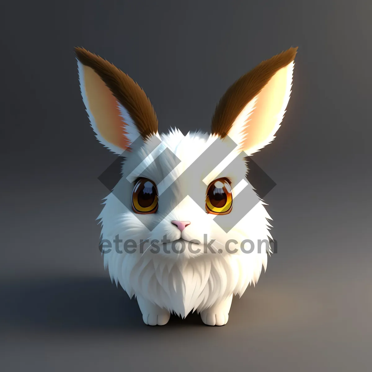 Picture of Fluffy Bunny with Sweet, Innocent Eyes