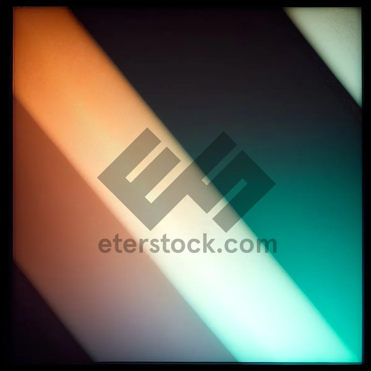 Picture of Modern 3D Fractal Abstract Artwork with Colorful Laser Lines