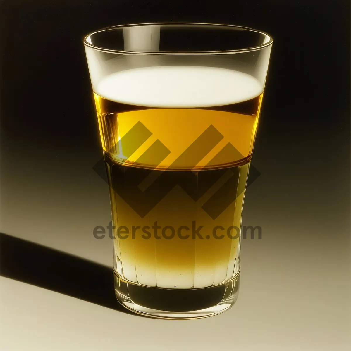 Picture of Refreshing Beer in a Frothy Glass