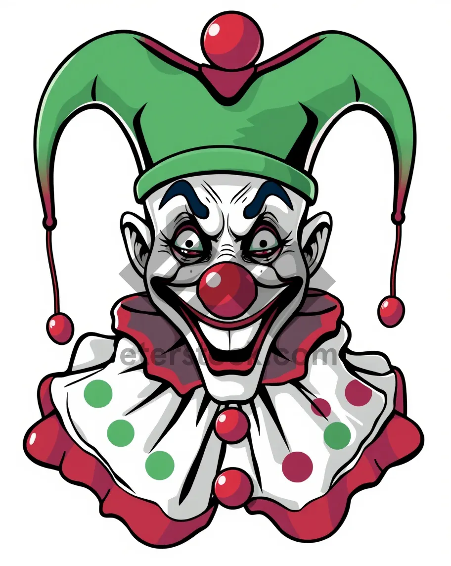 Picture of Cartoon Clip Art Drawing of Artwork Cutout