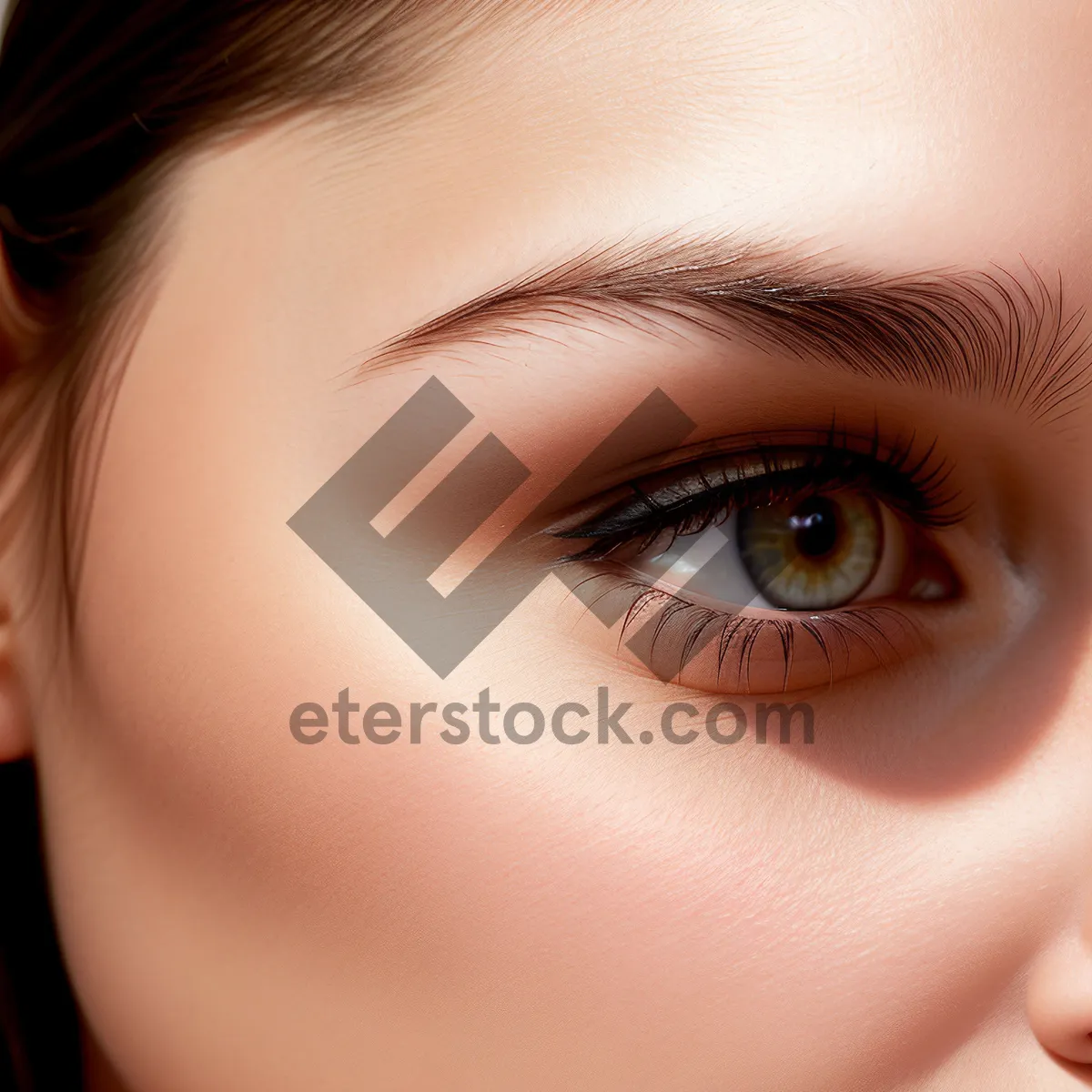 Picture of Sultry brunette with captivating eyes and flawless skin.