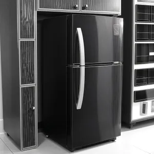 Modern Home Appliance in White - Refrigerator